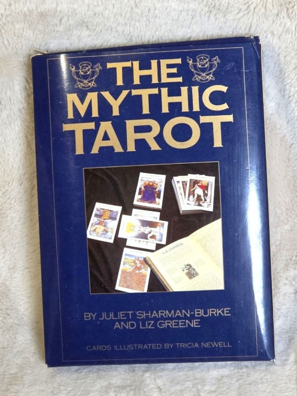 Vtg 1986 The Mythic Tarot Book Cards and Cloth Set Sharman-Burke Greene Complete